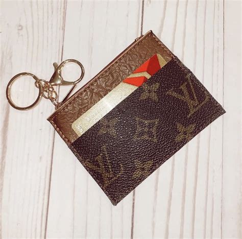 black louis vuitton keychain wallet